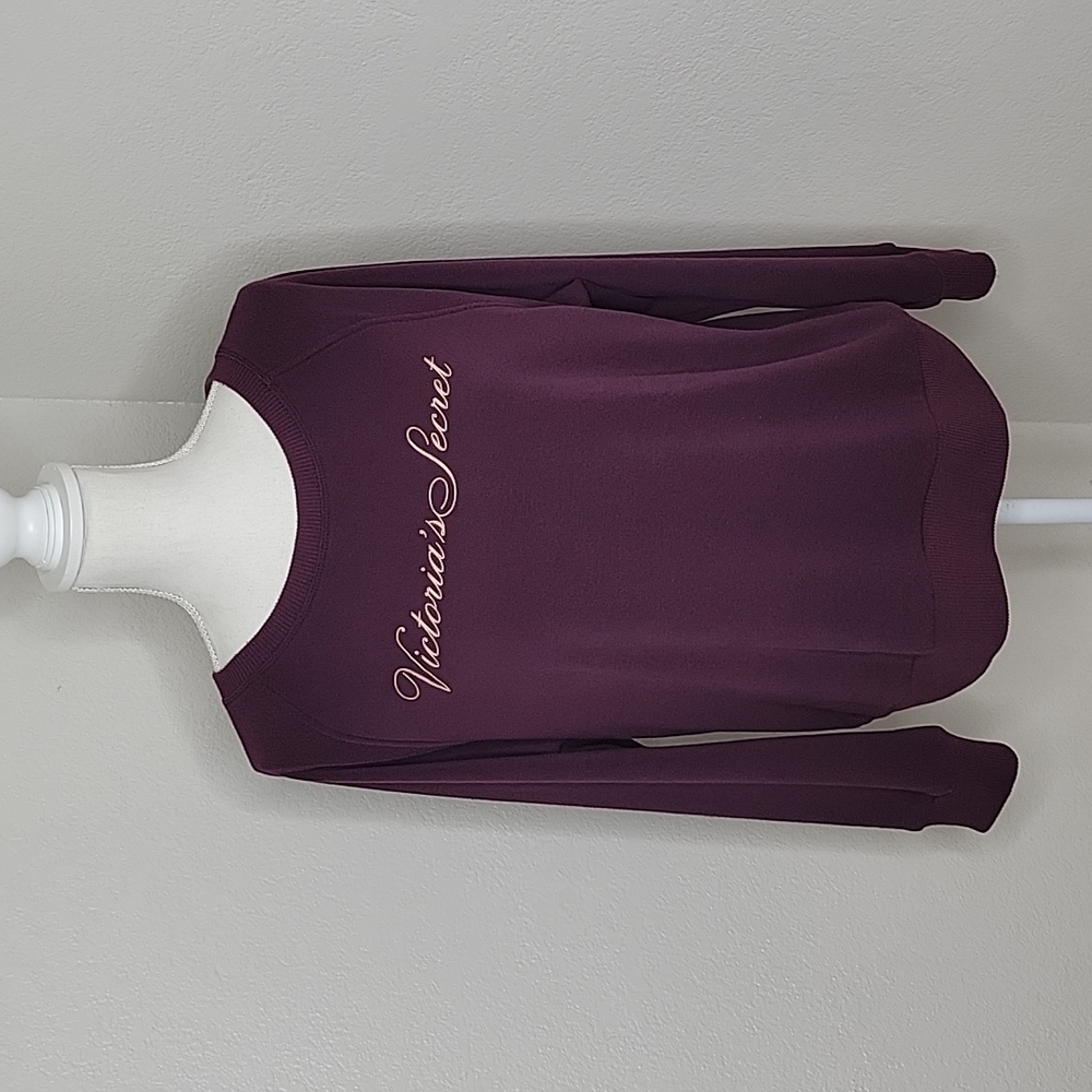 Victoria Secret Pull Over Maroon Sweatshirt